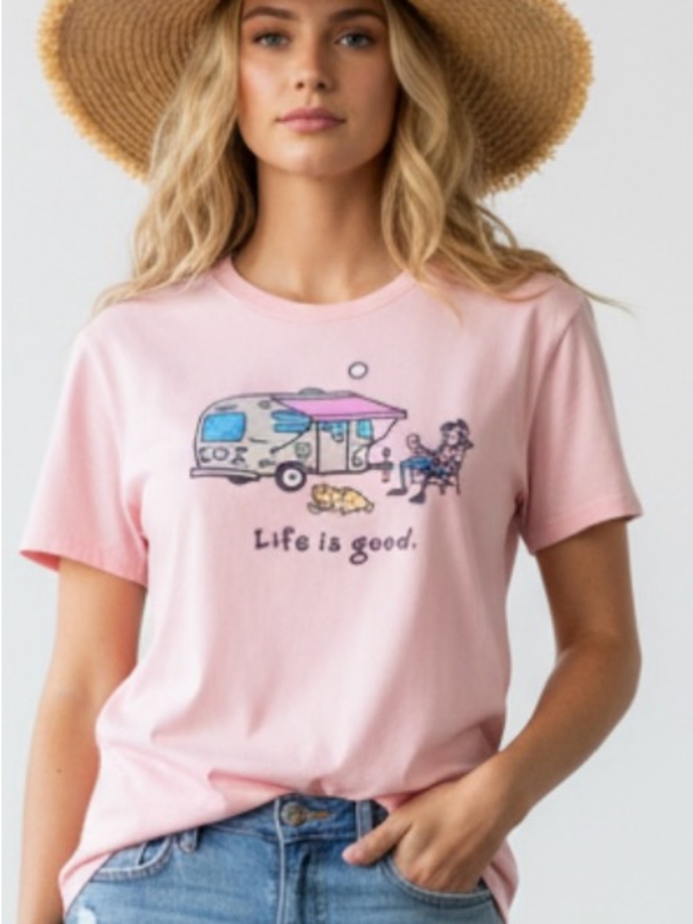 "Life is Good" travel T-shirt